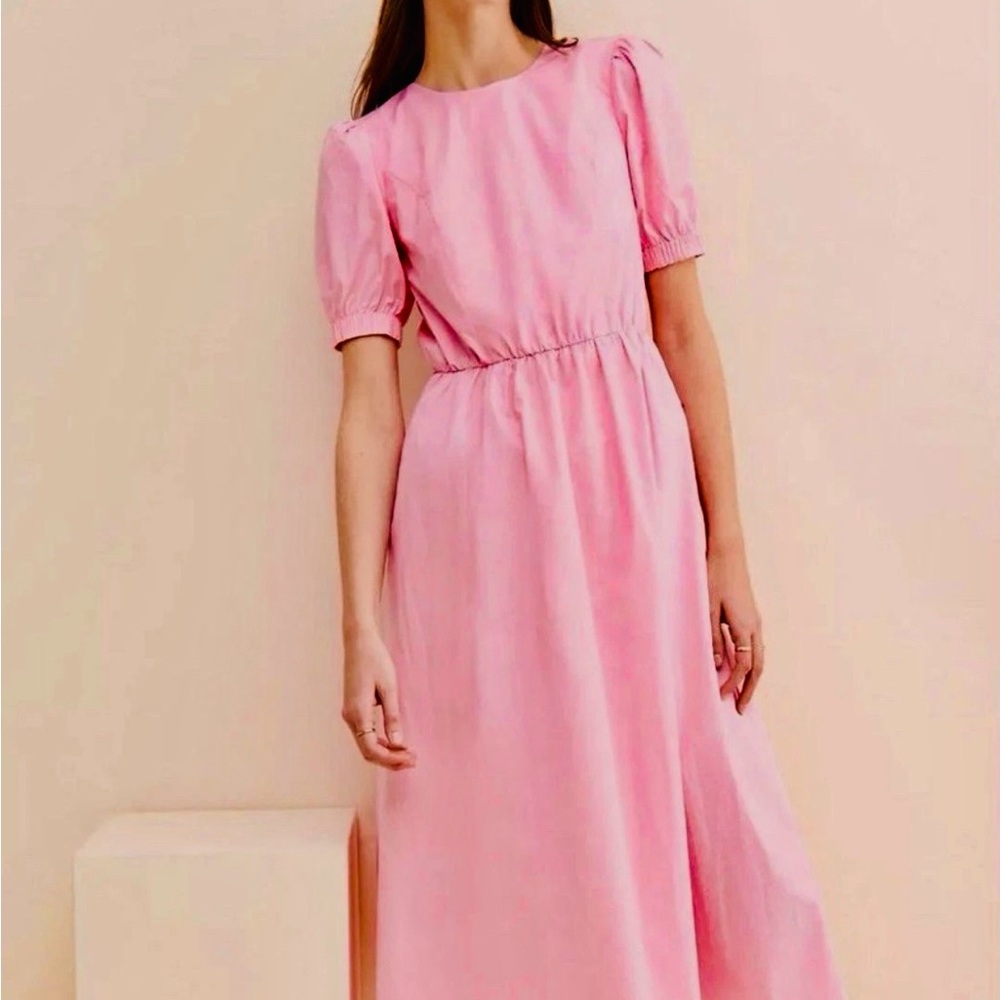 NWT Greylin Adriana Poplin Midi Dress - Medium